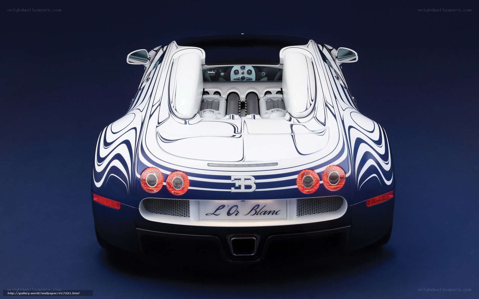 Bugatti L'Or Blanc rear view