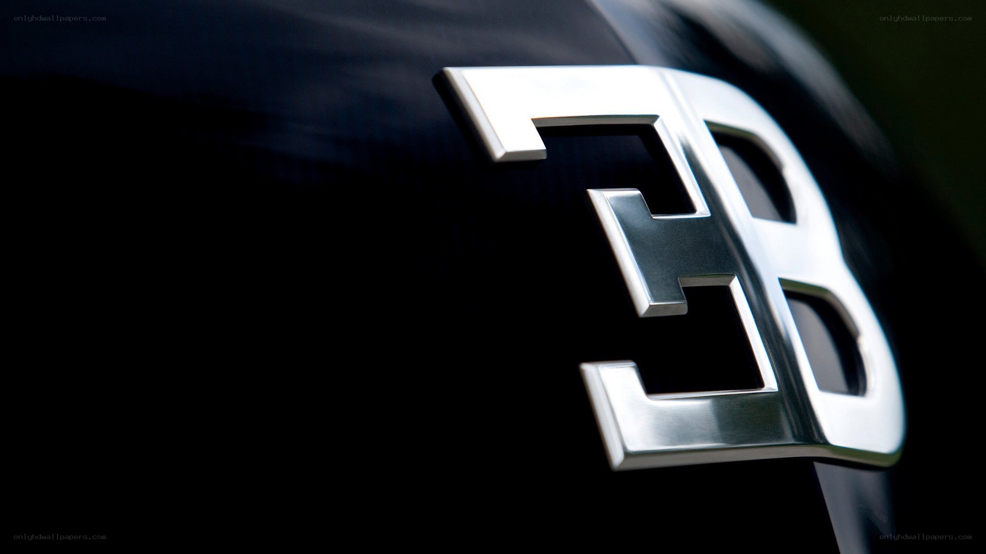 Bugatti logo on car
