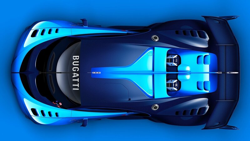 Bugatti Race Car — Blue, Technical