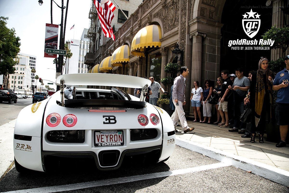 Bugatti Veyron at Gold Rush Rally