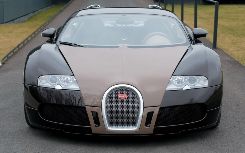 Bugatti Veyron Car — Black, Calm, Photograph