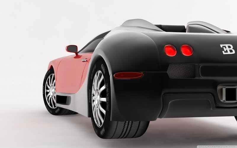 Bugatti Veyron Car — Black, Neutral, 3d Render