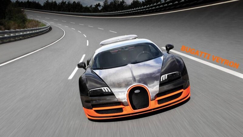 Bugatti Veyron Car — Black