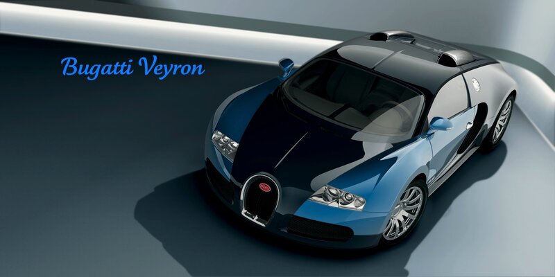Bugatti Veyron Car — Blue