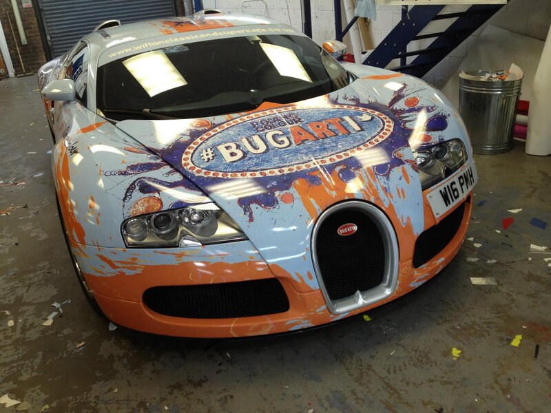 Bugatti Veyron Car — Orange