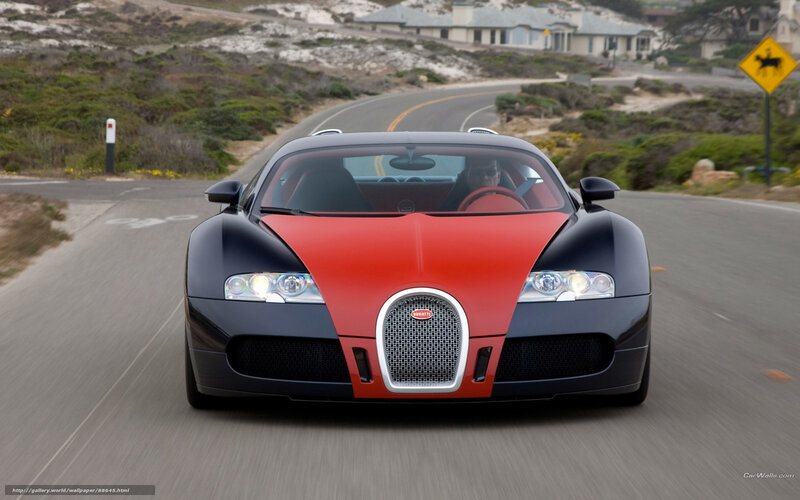 Bugatti Veyron Car — Red