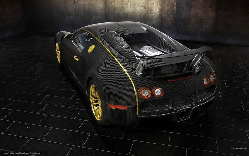 Bugatti Veyron carbon fiber