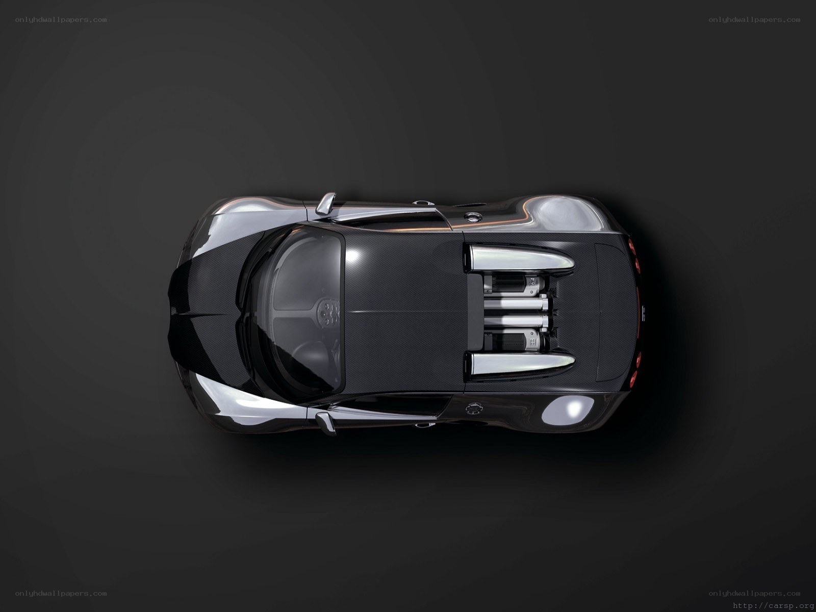 Bugatti Veyron carbon fiber top