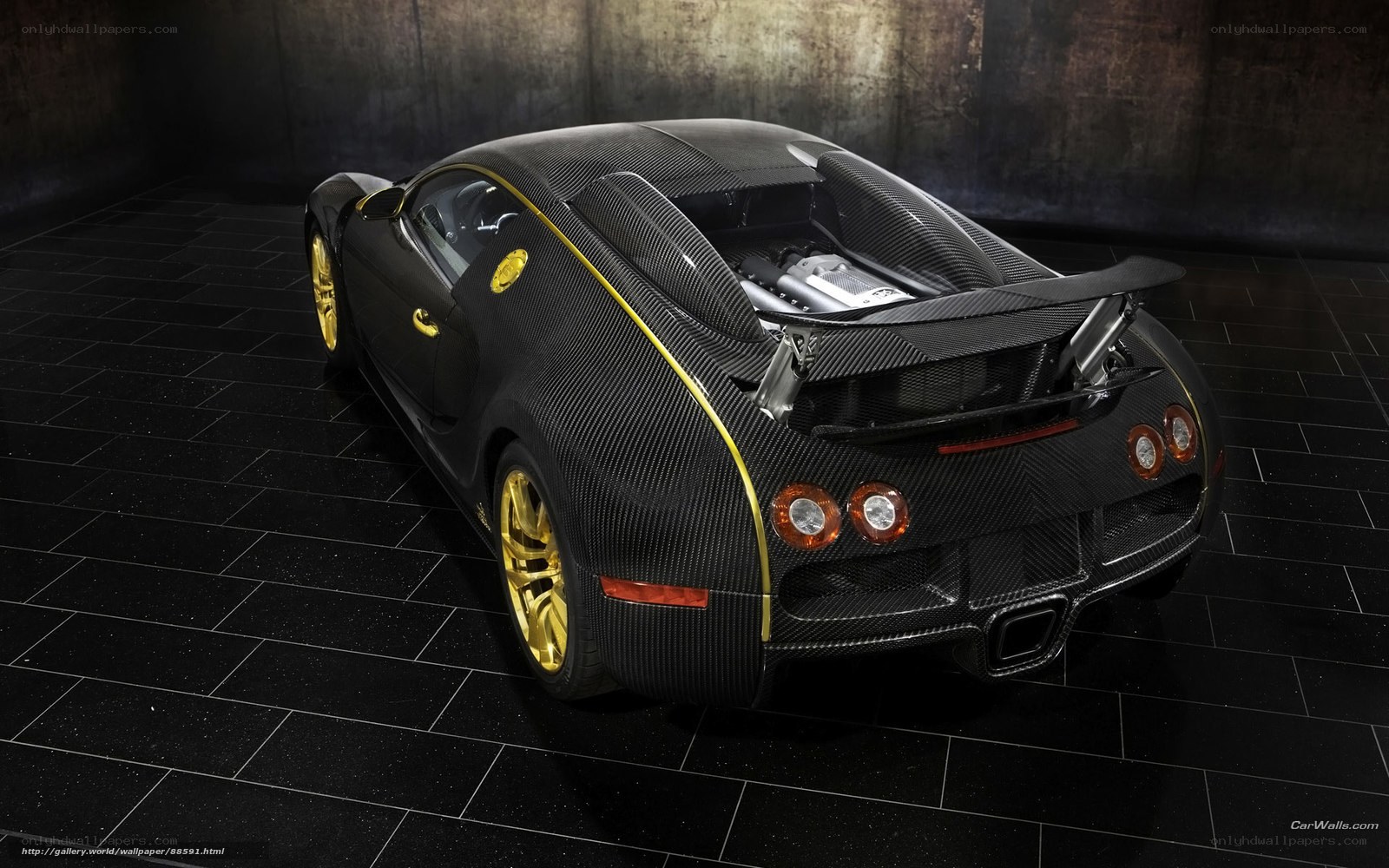 Bugatti Veyron carbon fiber