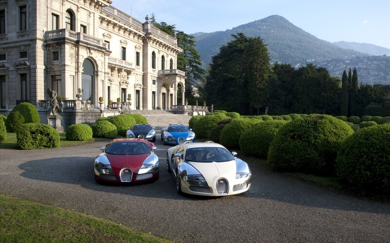 Bugatti Veyron Cars — White