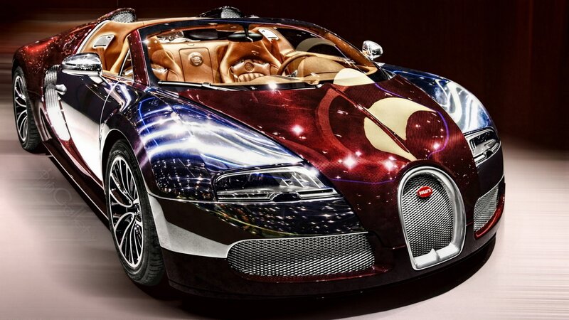 Bugatti Veyron Convertible — Red, Dramatic