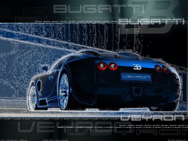 Bugatti Veyron digital art