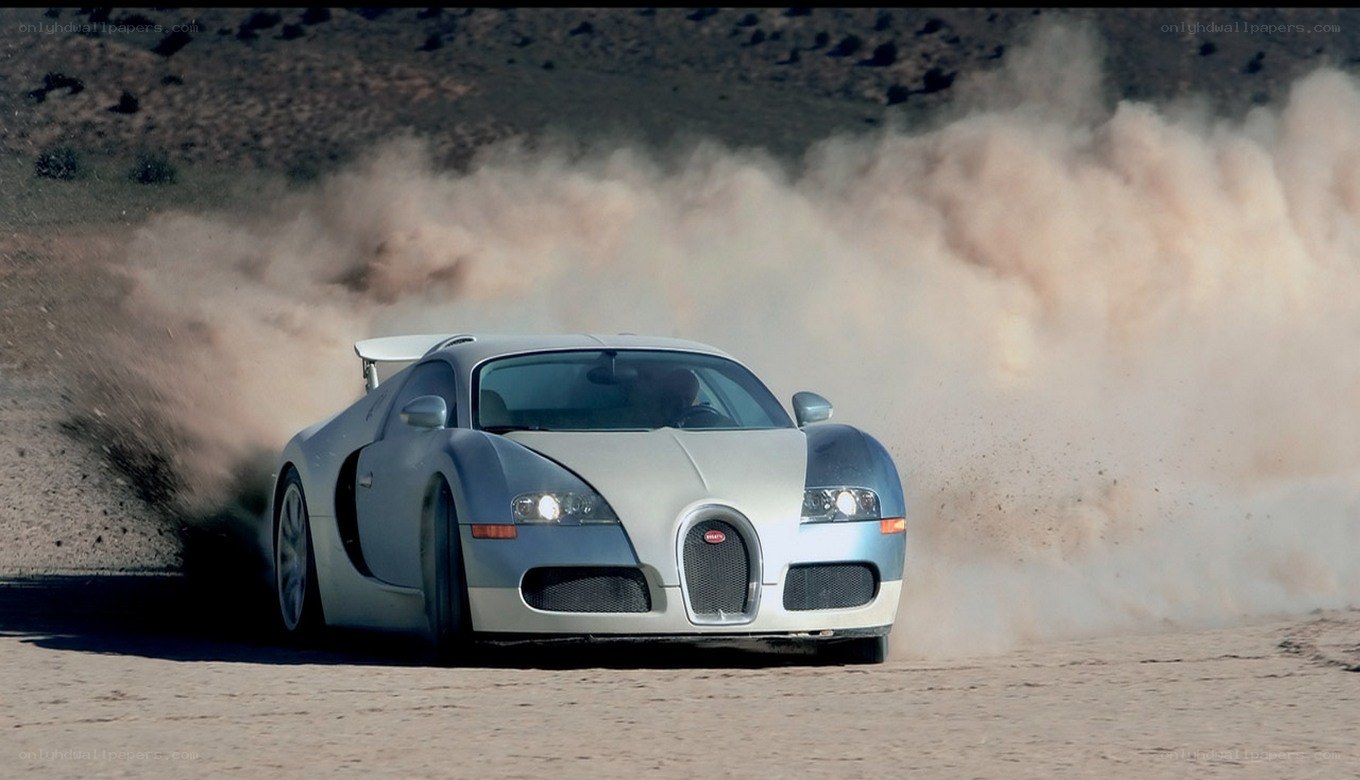 Bugatti Veyron drifting