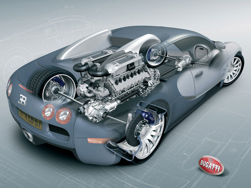 Bugatti Veyron Engine