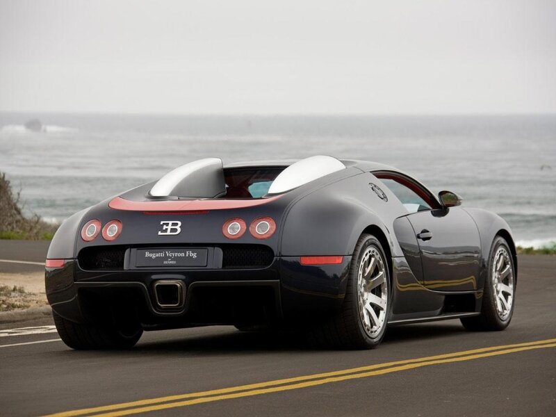 Bugatti Veyron Fbg — Black, Serene, Photograph
