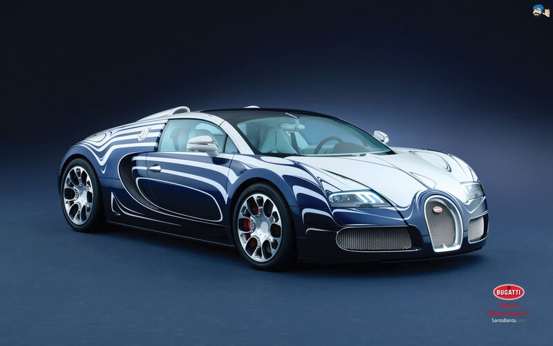 Bugatti Veyron Grand Sport — Blue