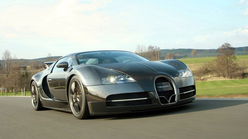 Bugatti Veyron in motion