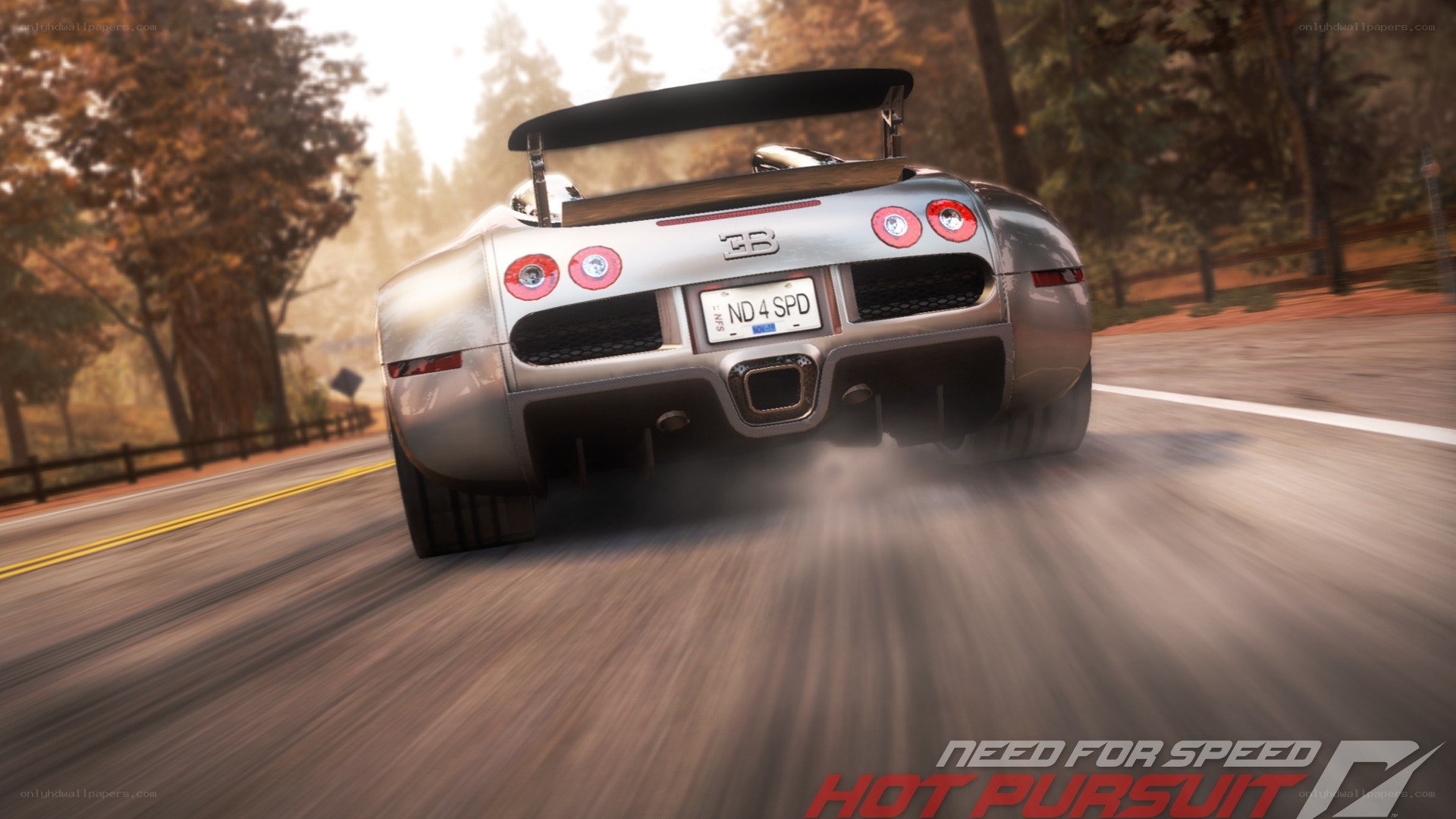 Bugatti Veyron in motion