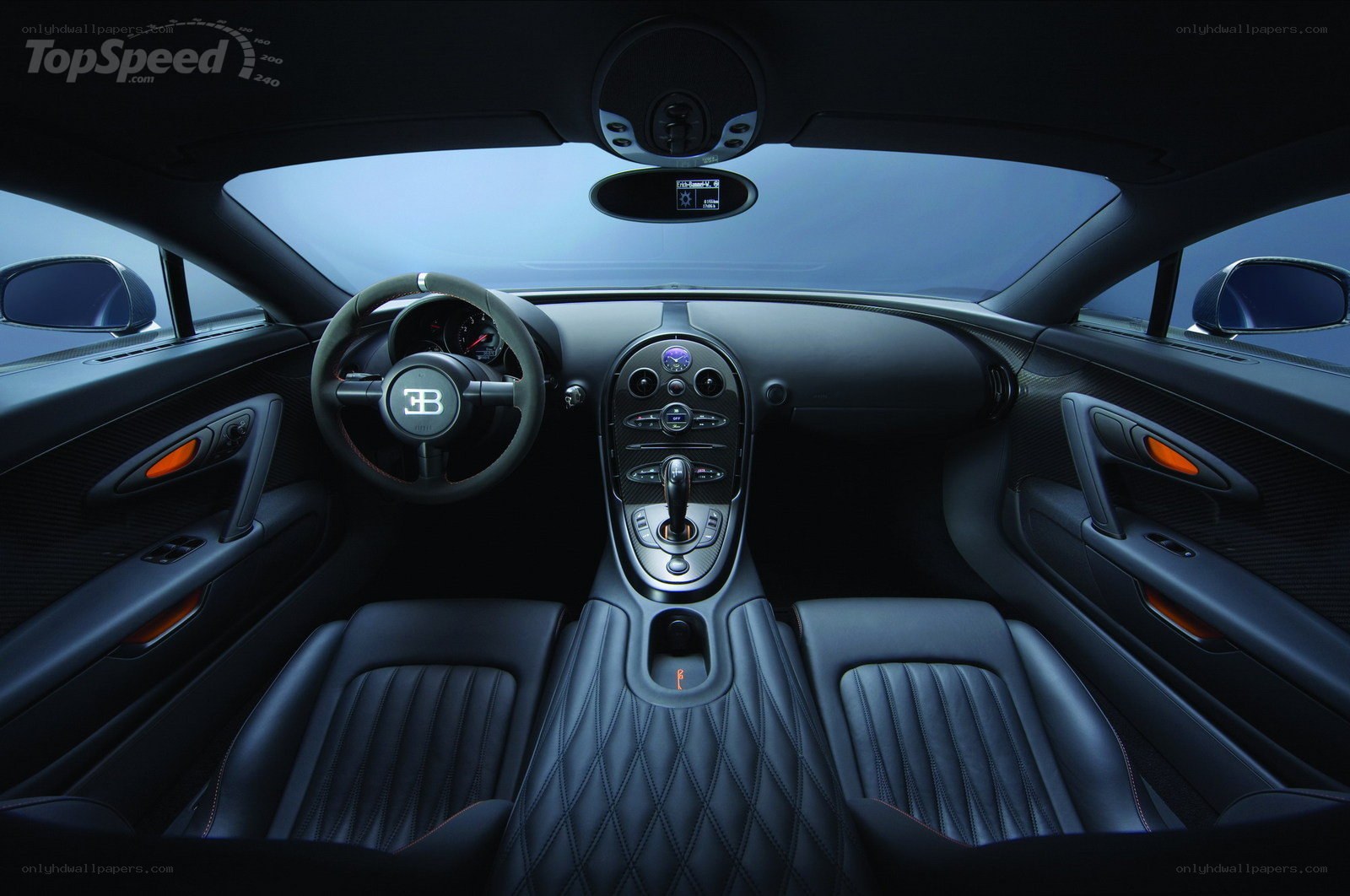 Bugatti Veyron interior