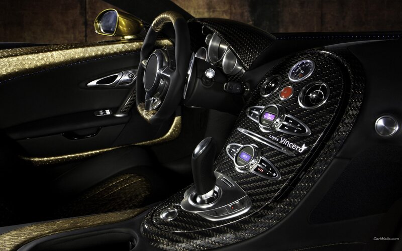 Bugatti Veyron interior