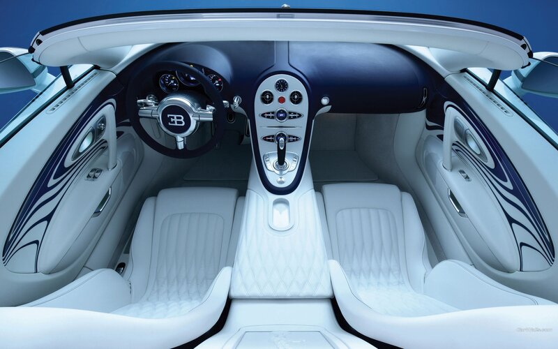 Bugatti Veyron interior