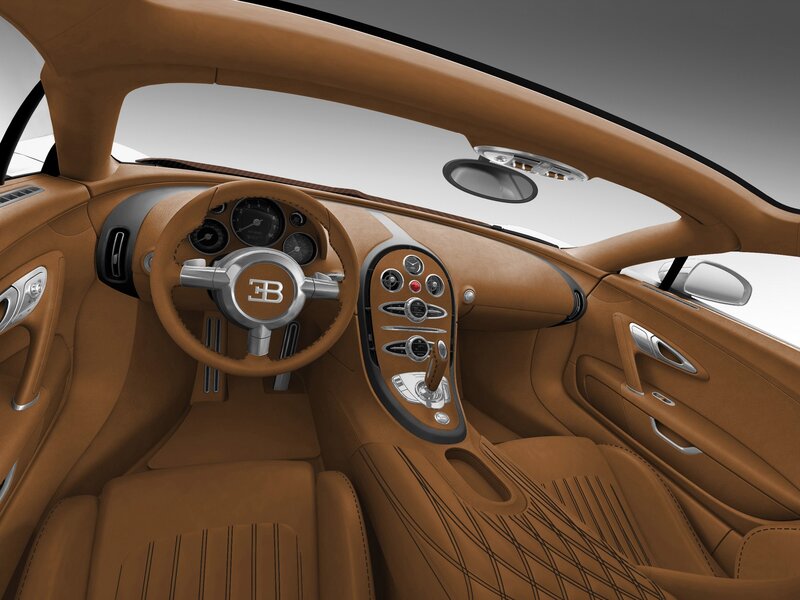 Bugatti Veyron interior