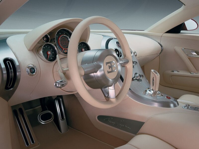 Bugatti Veyron interior
