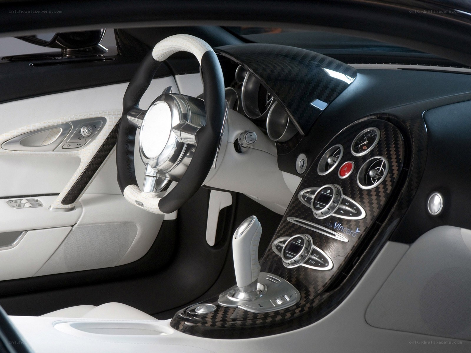 Bugatti Veyron interior