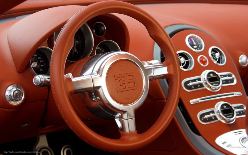 Bugatti Veyron Interior — Brown