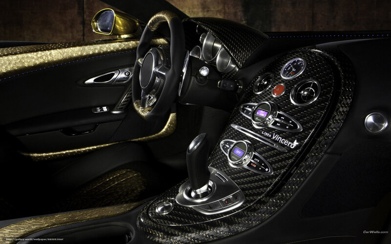 Bugatti Veyron interior
