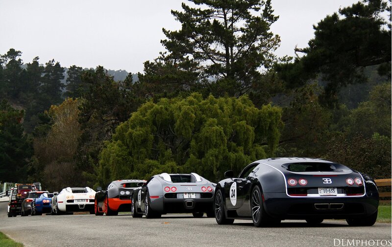 Bugatti Veyron lineup