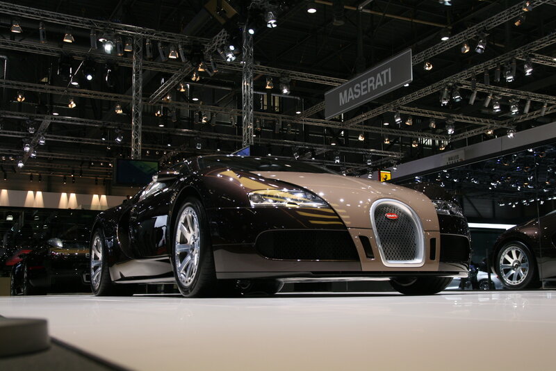 Bugatti Veyron on display