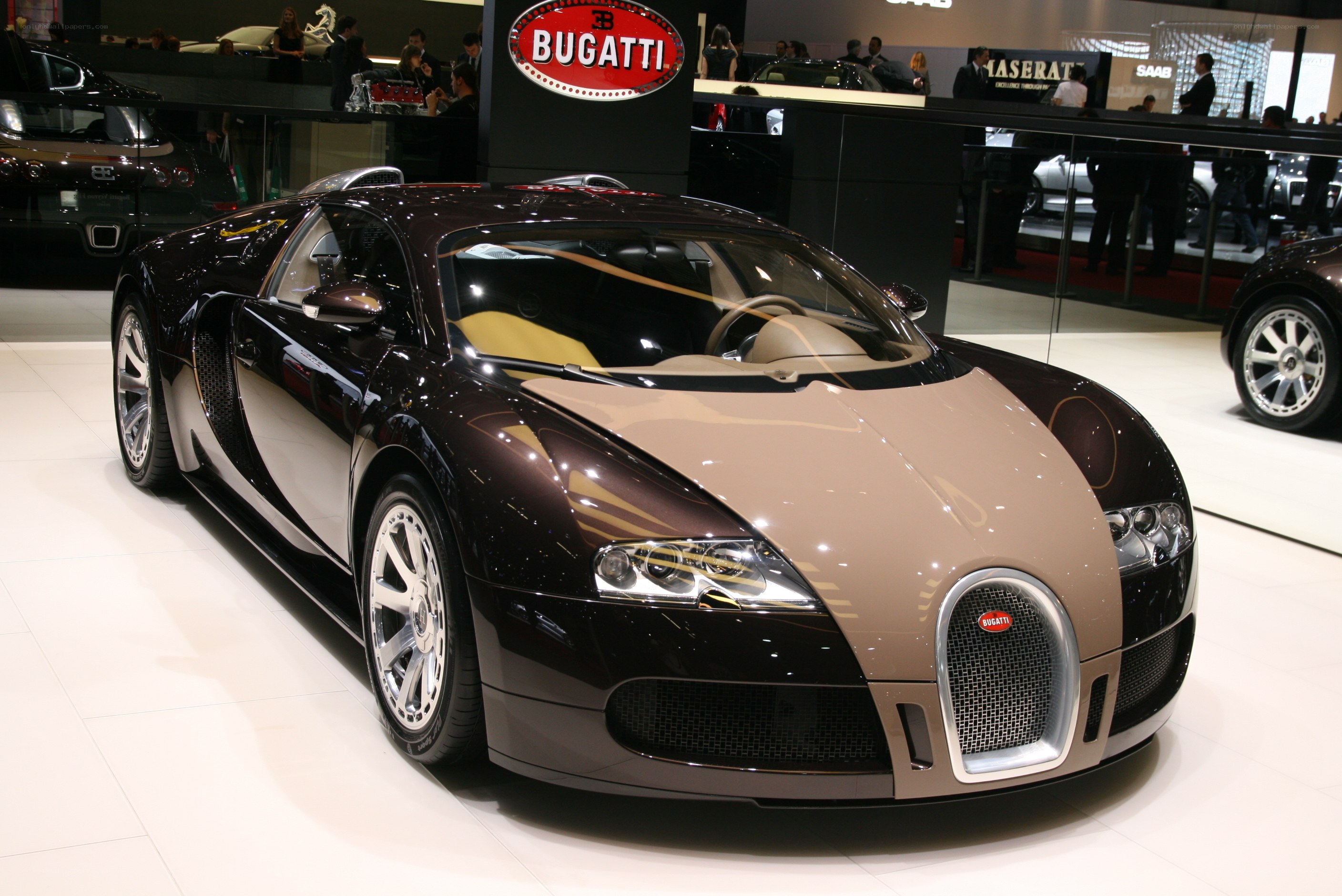 Bugatti Veyron on display