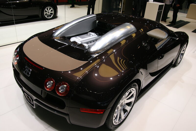 Bugatti Veyron on display