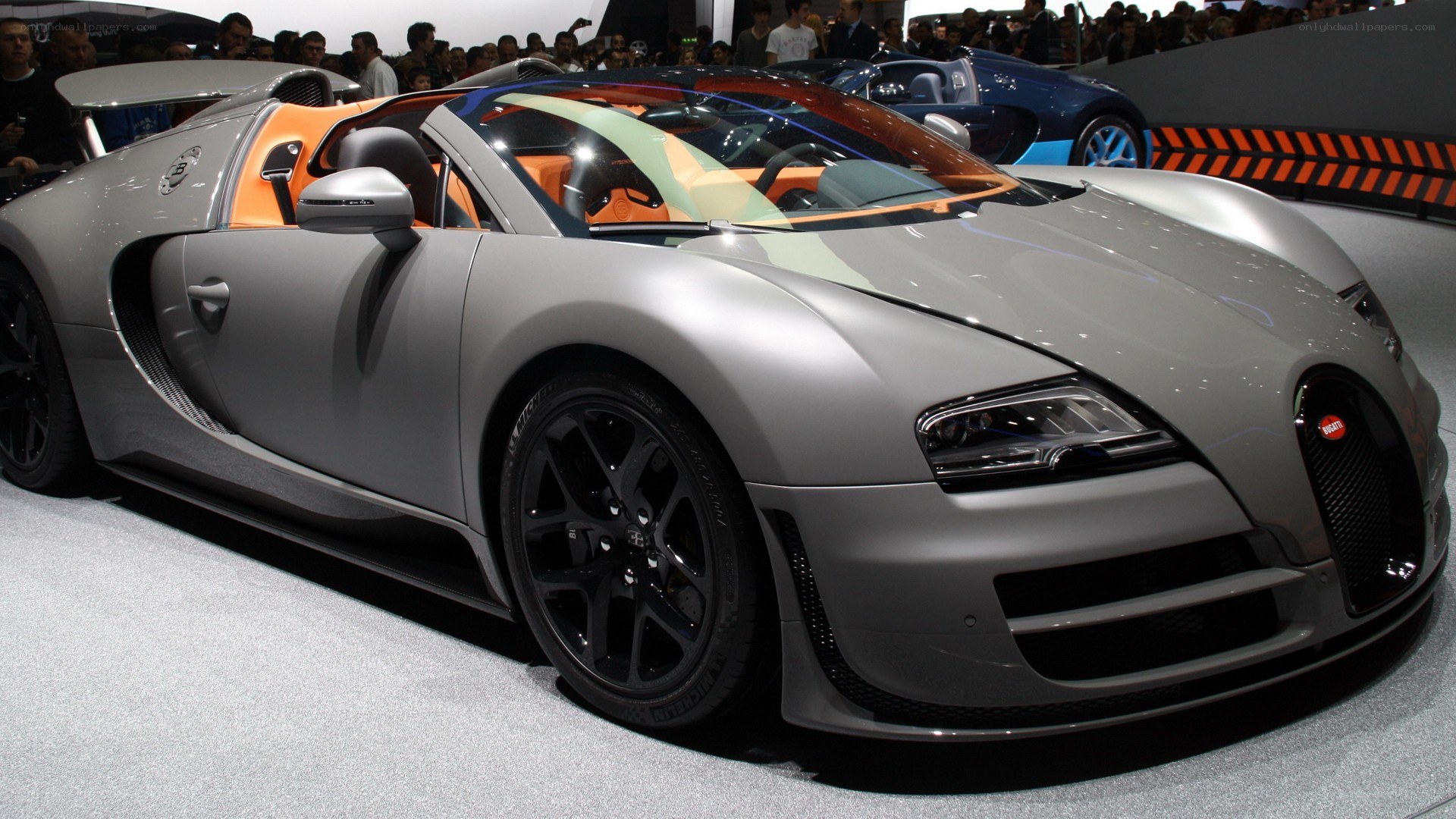 Bugatti Veyron on display