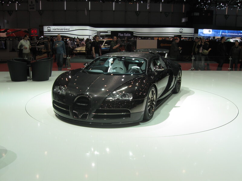Bugatti Veyron on display