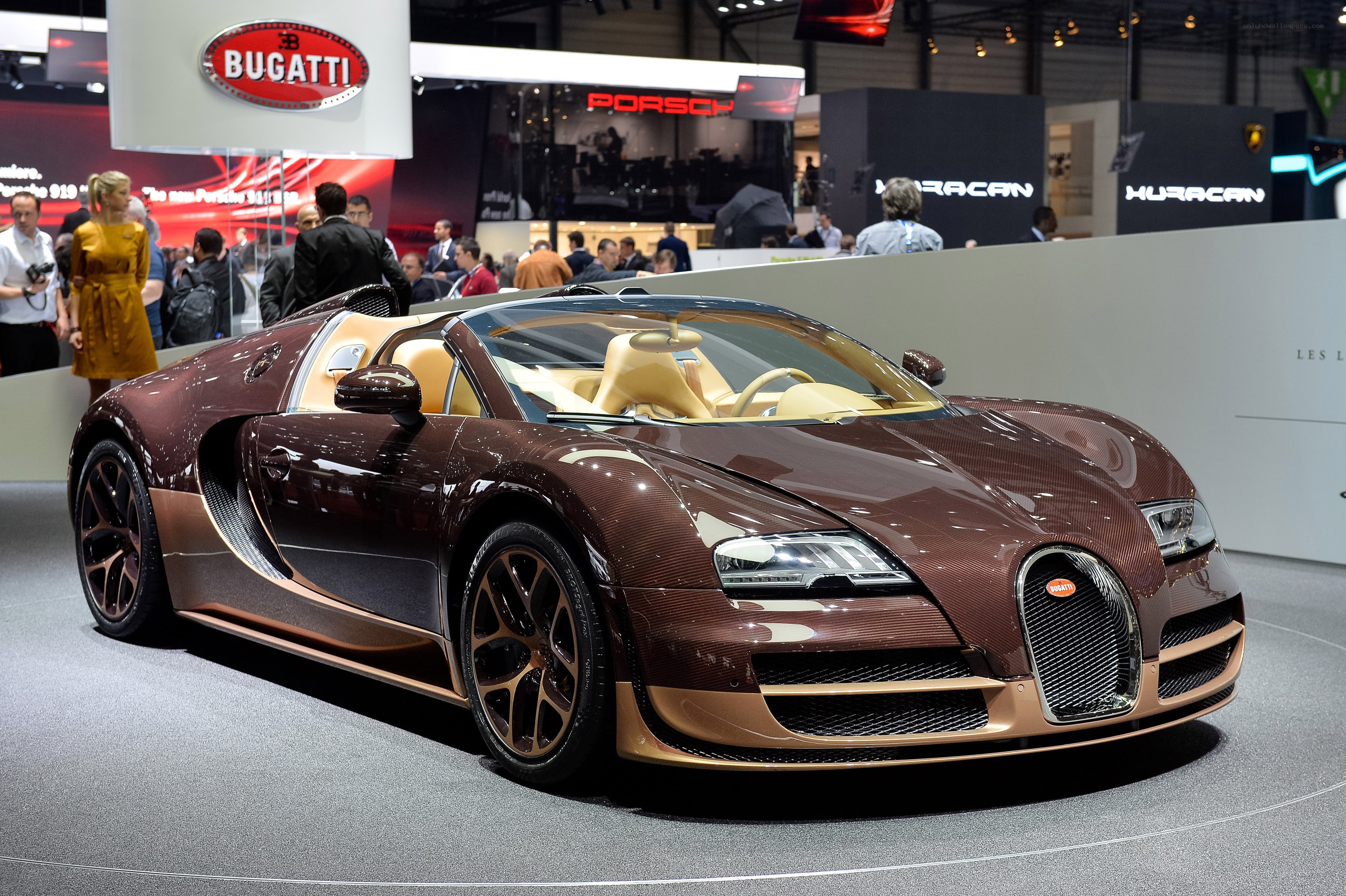 Bugatti Veyron on display