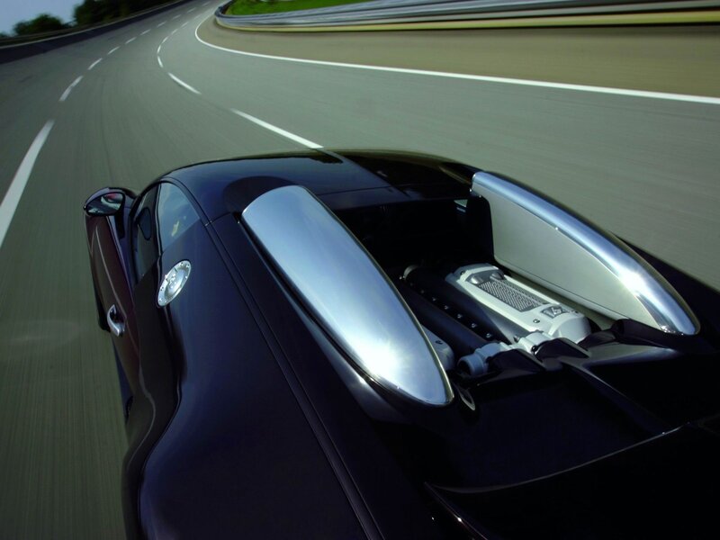 Bugatti Veyron on Track