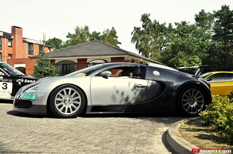 Bugatti Veyron parked outside