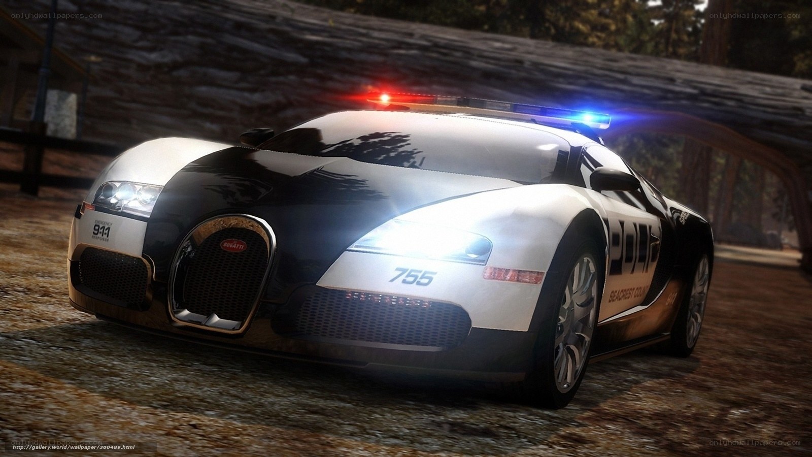 Bugatti Veyron police car