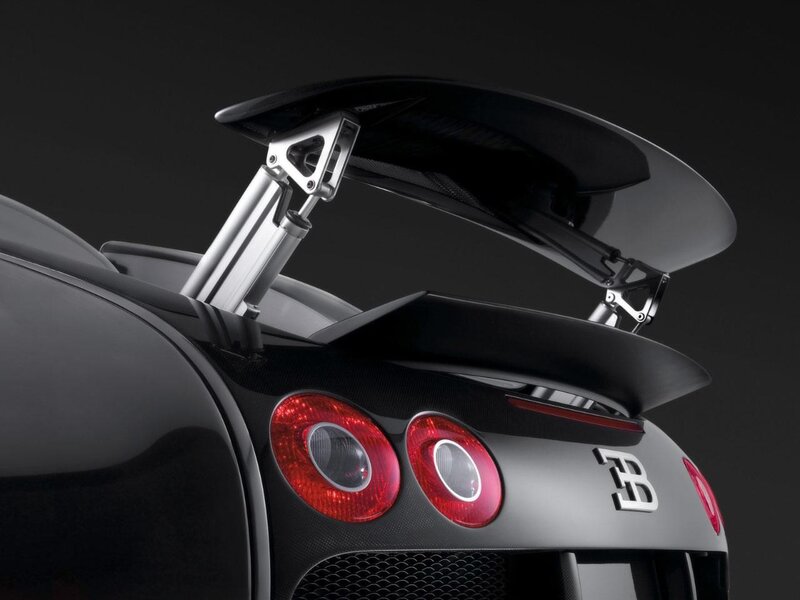 Bugatti Veyron Rear — Black, Dramatic, Photograph