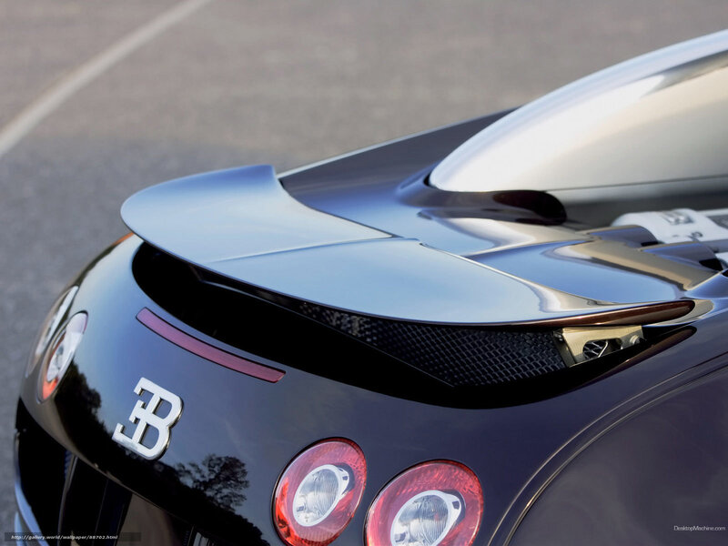 Bugatti Veyron Rear — Black