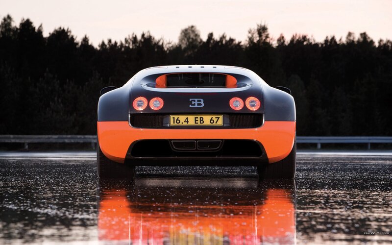 Bugatti Veyron rear view