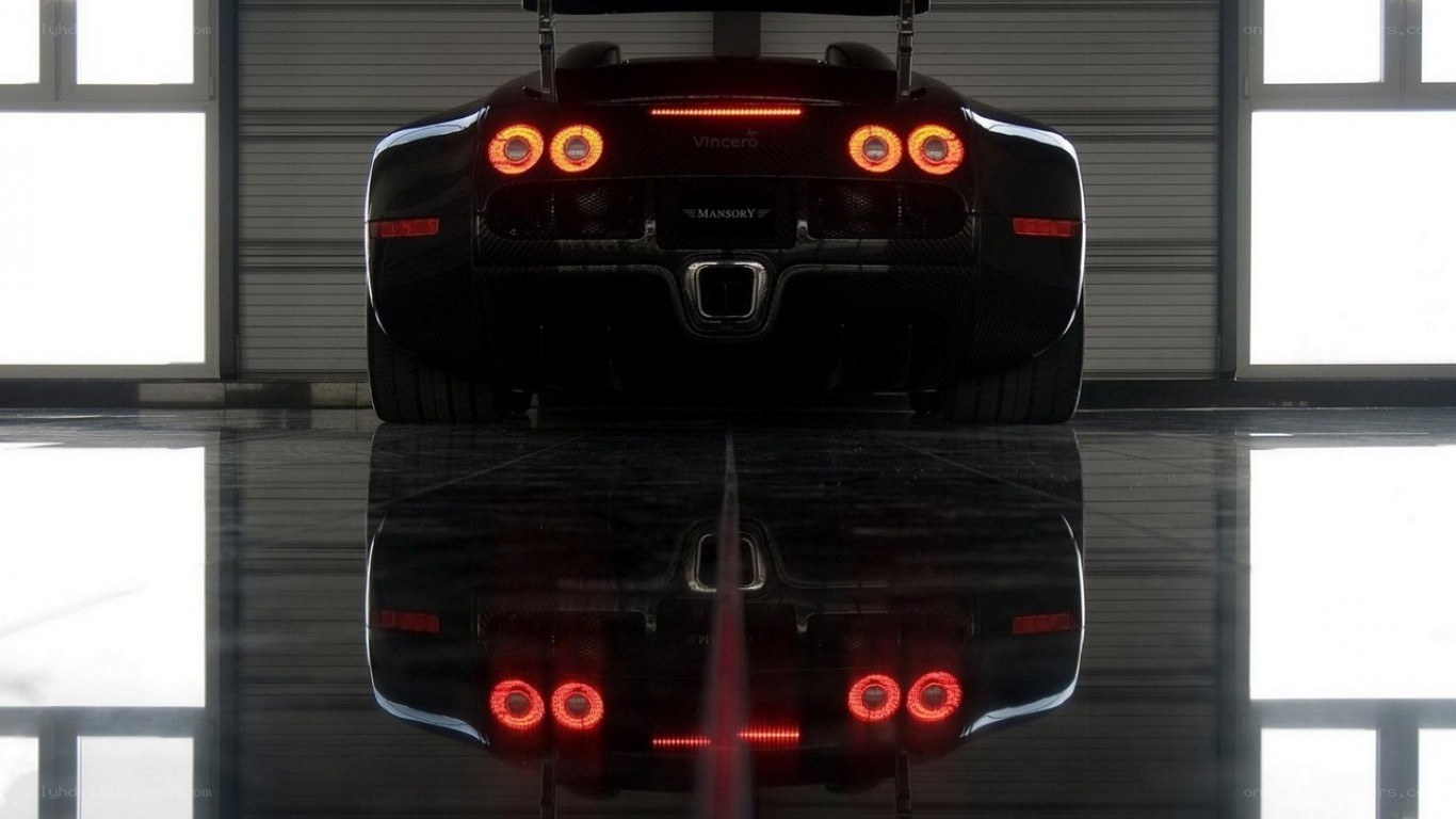 Bugatti Veyron rear view