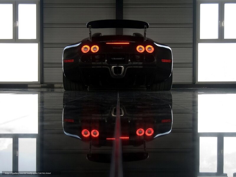 Bugatti Veyron rear view