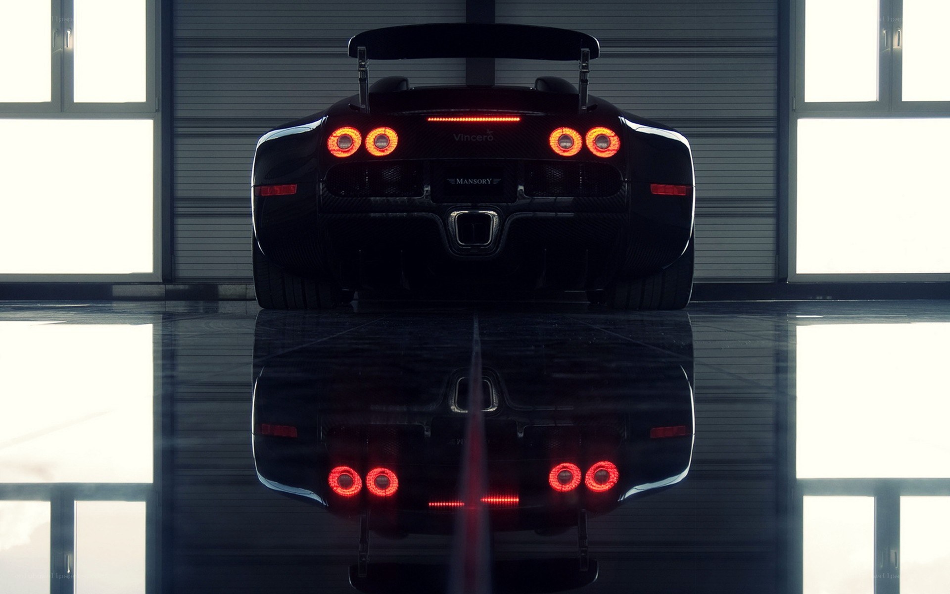 Bugatti Veyron rear view