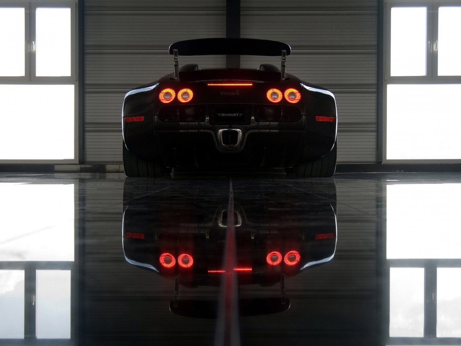 Bugatti Veyron rear view