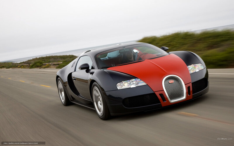 Bugatti Veyron Sports Car — Black