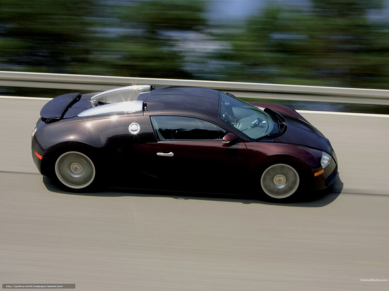 Bugatti Veyron Sports Car — Maroon
