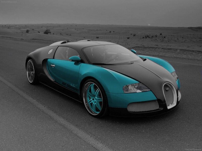 Bugatti Veyron Sports Car — Teal